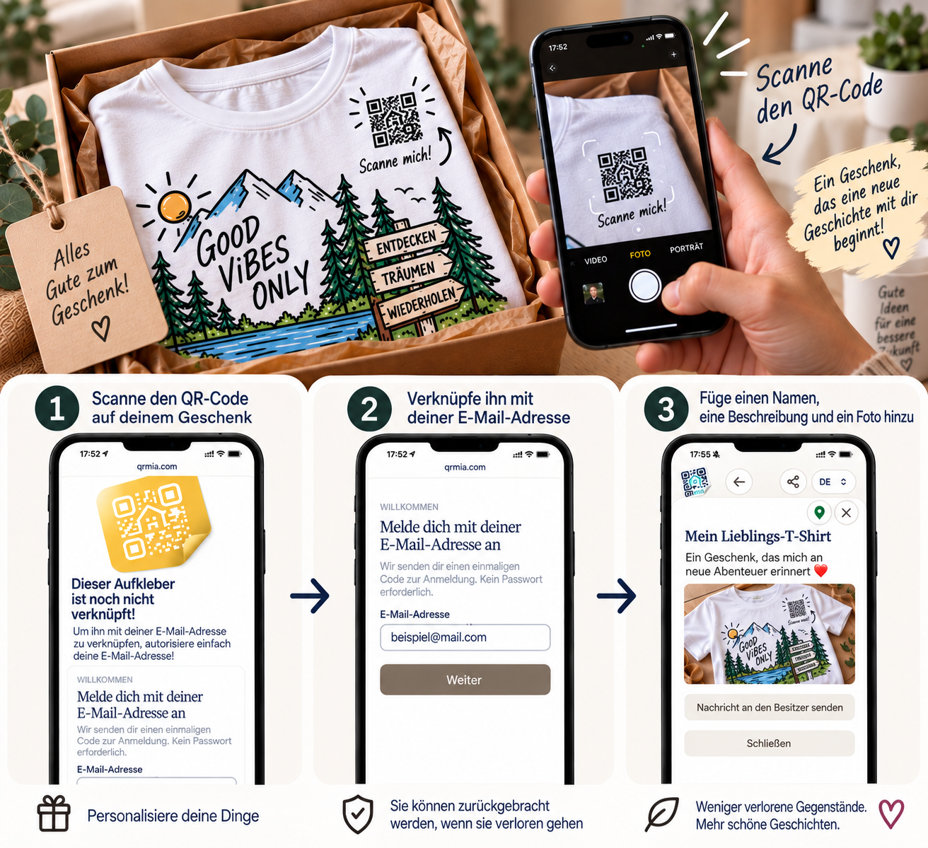 Ein Geschenk mit Geschichte — QRmia