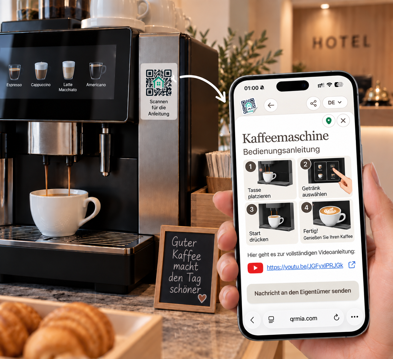 Die Anleitung genau dort, wo sie gebraucht wird