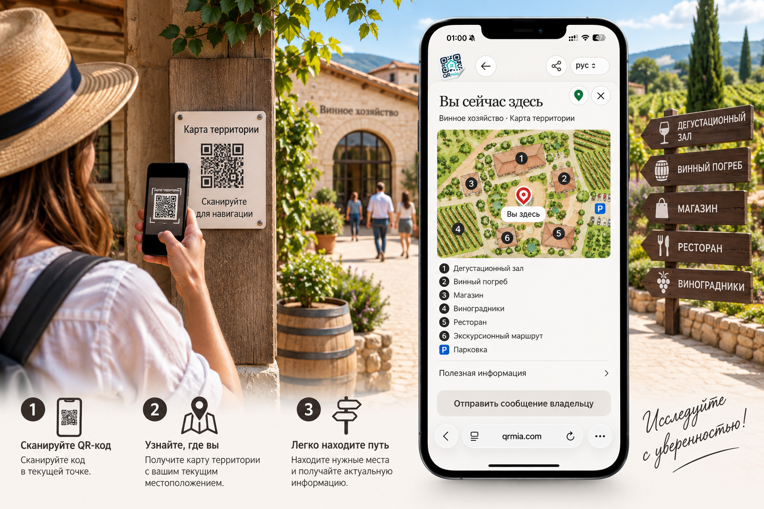 QR-код как точка навигации в реальном пространстве